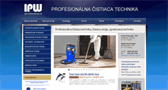 Desktop Screenshot of ipw-cistiacestroje.sk