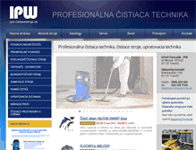 Tablet Screenshot of ipw-cistiacestroje.sk